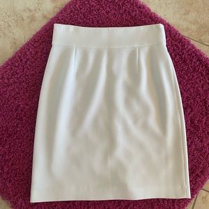 Tahari ASL Off White Suit Skirt